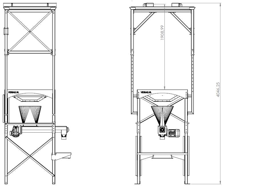 Modulo HI-DS® big bag unloading station with dosing screw
