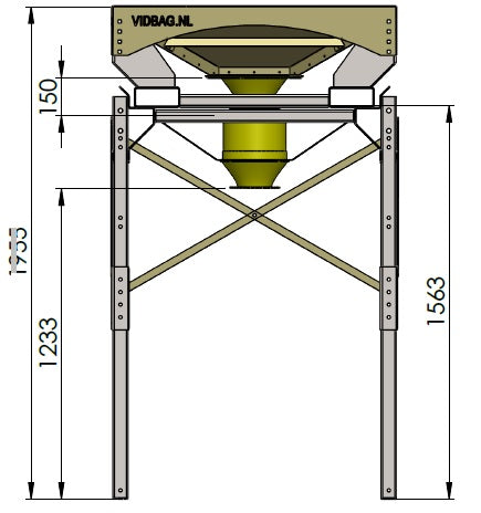Modulo Pallet trechter